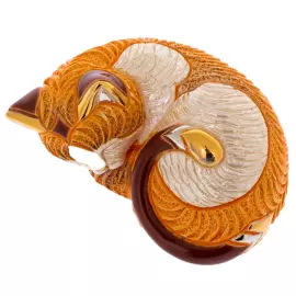 Статуэтка керамическая "Спящий кот"