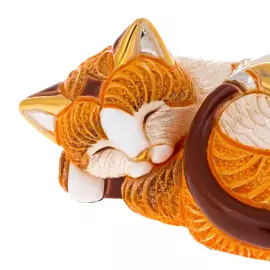 Статуэтка керамическая "Спящий кот"