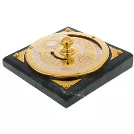 Вечный календарь на нефрите "Время" Златоуст