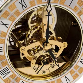 Часы "Скелетон. Золото" с ручкой, Златоуст