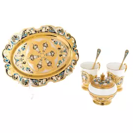 Набор кофейный "Дуэт" на 2 персоны, Златоуст