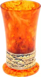 Стопка для водки из янтаря "Пшеничная"