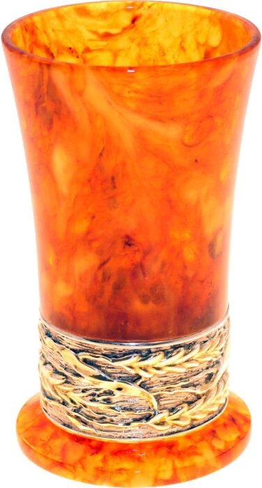 Vodka glass made of amber "Wheat"