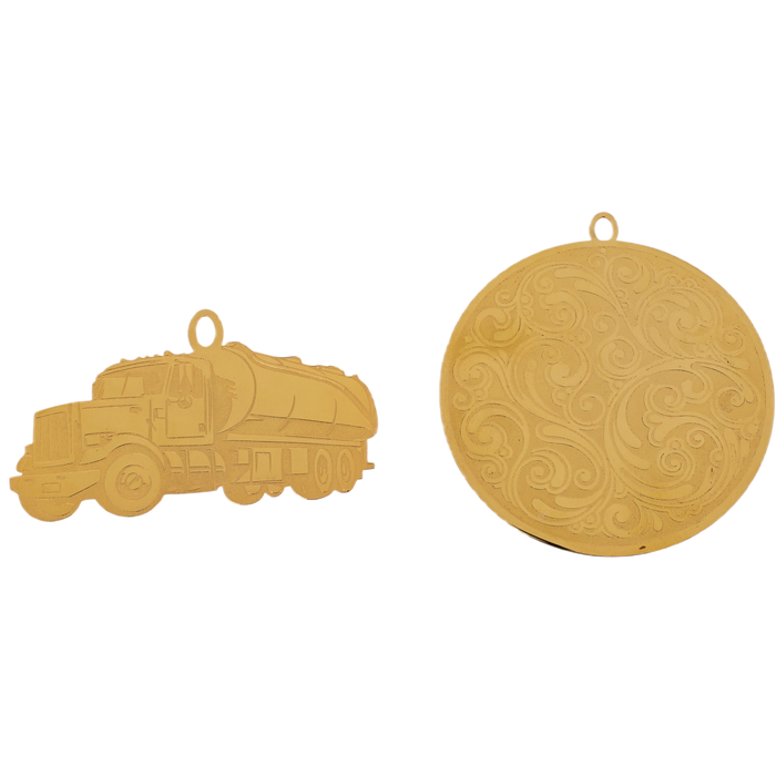 Set of Christmas tree toys "Exchange" 5 pcs, Zlatoust