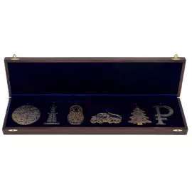 Комплект елочных игрушек "Биржа" 6 шт., Златоуст