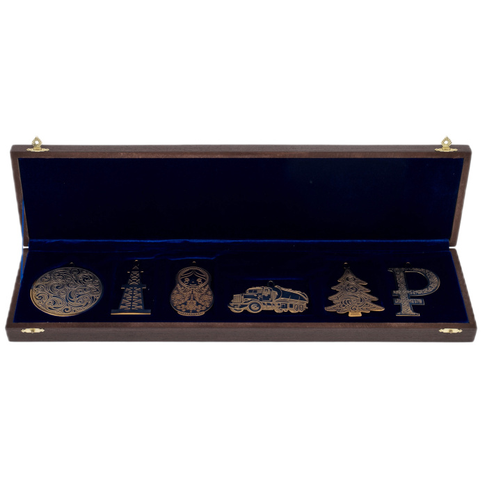 Комплект елочных игрушек "Биржа" 5 шт., Златоуст