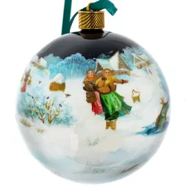 Набор ёлочных шаров "По щучьему велению" 3 шт, Федоскино