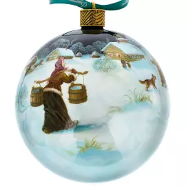 Набор ёлочных шаров "По щучьему велению" 3 шт, Федоскино