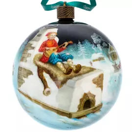 Набор ёлочных шаров "По щучьему велению" 3 шт, Федоскино