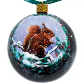 Набор ёлочных шаров "Зимний" 3 шт, Федоскино