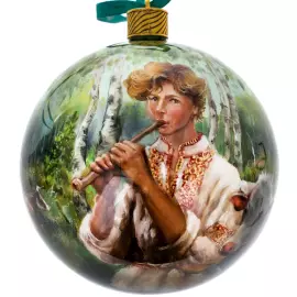 Набор ёлочных шаров "Снегурочка" 3 шт, Федоскино