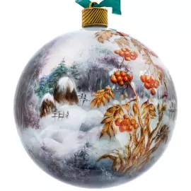 Набор ёлочных шаров "Снегурочка" 3 шт, Федоскино