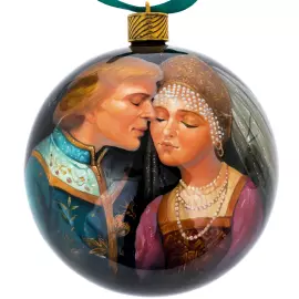 Набор ёлочных шаров "Морозко" 3 шт, Федоскино