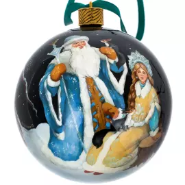 Набор ёлочных шаров "Морозко" 3 шт, Федоскино