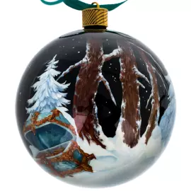 Набор ёлочных шаров "Морозко" 3 шт, Федоскино