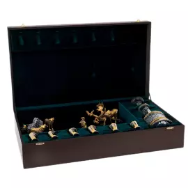 Набор для водки на камне "Лось" на 6 персон, Златоуст