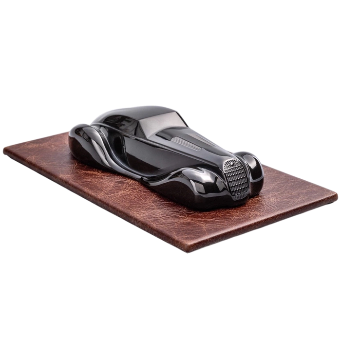 Dark amber decorative statuette "Automobile"