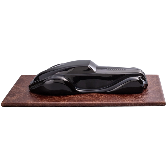 Dark amber decorative statuette "Automobile"