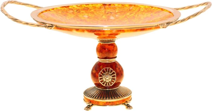 Candy bowl made of amber "Caesar"