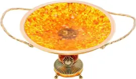 Конфетница из янтаря "Цезарь" Конфетница из янтаря "Цезарь"