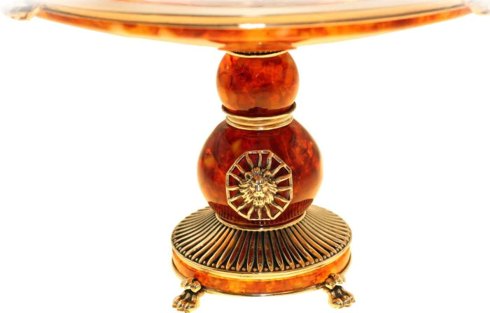 Candy bowl made of amber "Caesar"