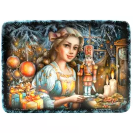 Шкатулка "Щелкунчик" Буцинский, Федоскино