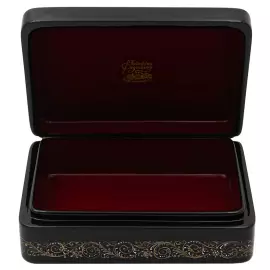 Шкатулка "Волшебная зима" Юрьева, Федоскино