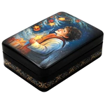 Шкатулка "Маленький принц" Волохина, Федоскино