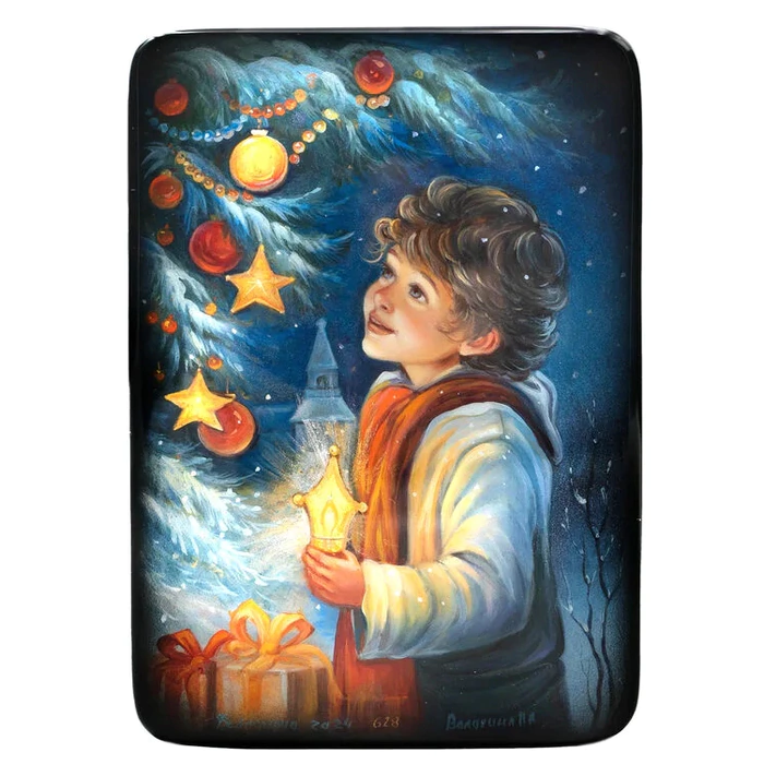 The box "The Little Prince" by Volokhin, Fedoskino