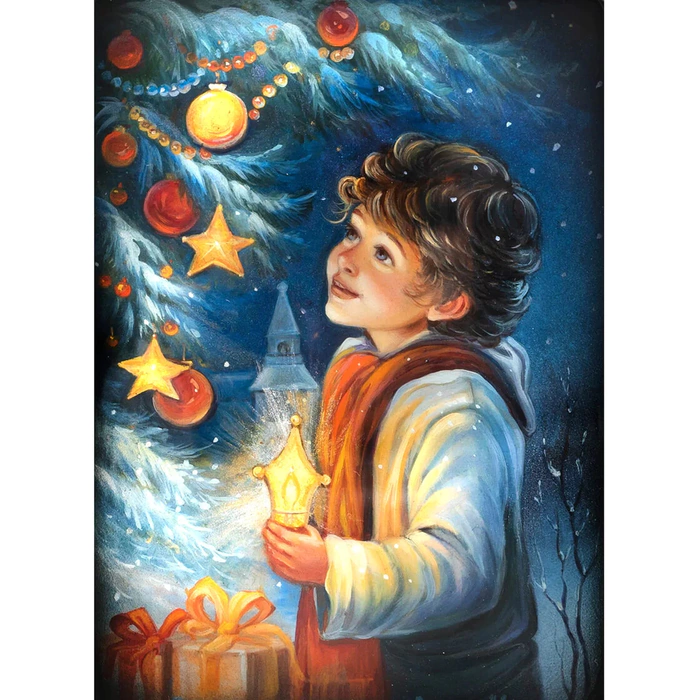 The box "The Little Prince" by Volokhin, Fedoskino