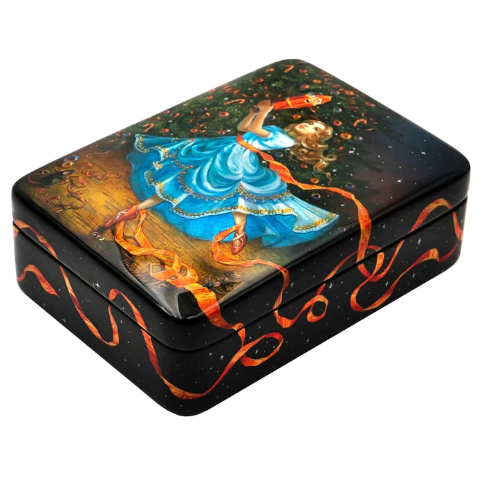 Tyurin's "Marie" jewelry box, Fedoskino
