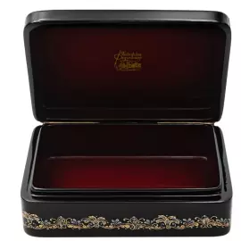 Шкатулка "Друзья" Волохина, Федоскино