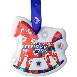 Набор елочных фарфоровых игрушек "Ёлки-иголки" 3 шт