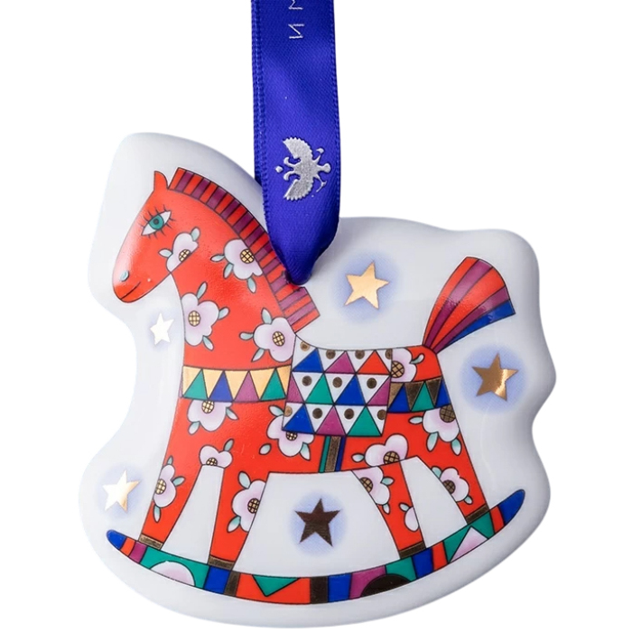 Набор елочных фарфоровых игрушек "Ёлки-иголки" 3 шт