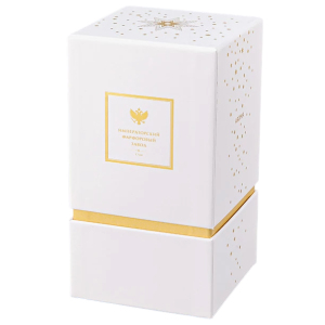 Свеча ароматическая с подсвечником "Скарлетт. Аромат Ваниль-Пачули"