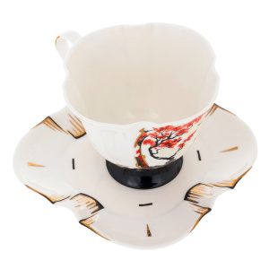 Чайная пара из фарфора "Япония. Осень" на 1 персону