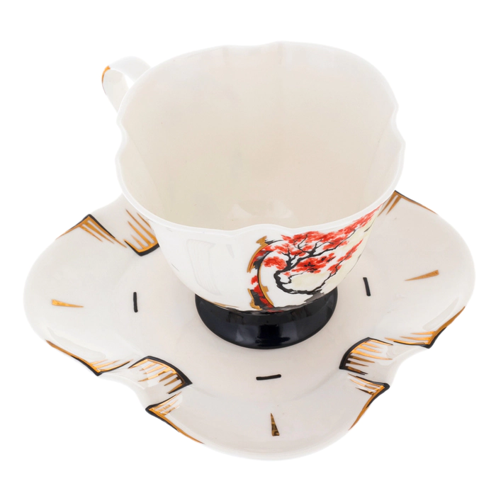 Tea steamer made of porcelain "Japan. Autumn" for 1 person