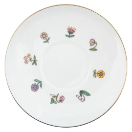 Пара чайная фарфоровая "Майская. Опера Снегурочка"