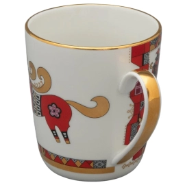 Пара чайная фарфоровая "Колокол. Красный конь"