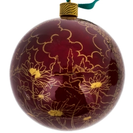 Набор ёлочных шаров "Конек-Горбунок" 3 шт, Федоскино