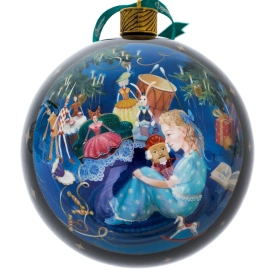 Набор ёлочных шаров "Щелкунчик" 3 шт, Федоскино