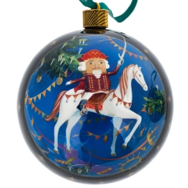 Набор ёлочных шаров "Щелкунчик" 3 шт, Федоскино
