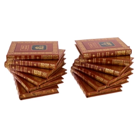 Книги в кожанном переплете "Великие российские предприниматели" 12 томов, в футляре