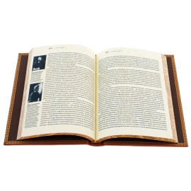 Книги в кожанном переплете "Великие российские предприниматели" 12 томов, в футляре