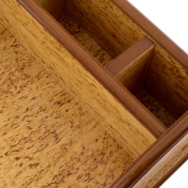 Органайзер для бумаг, карельская береза