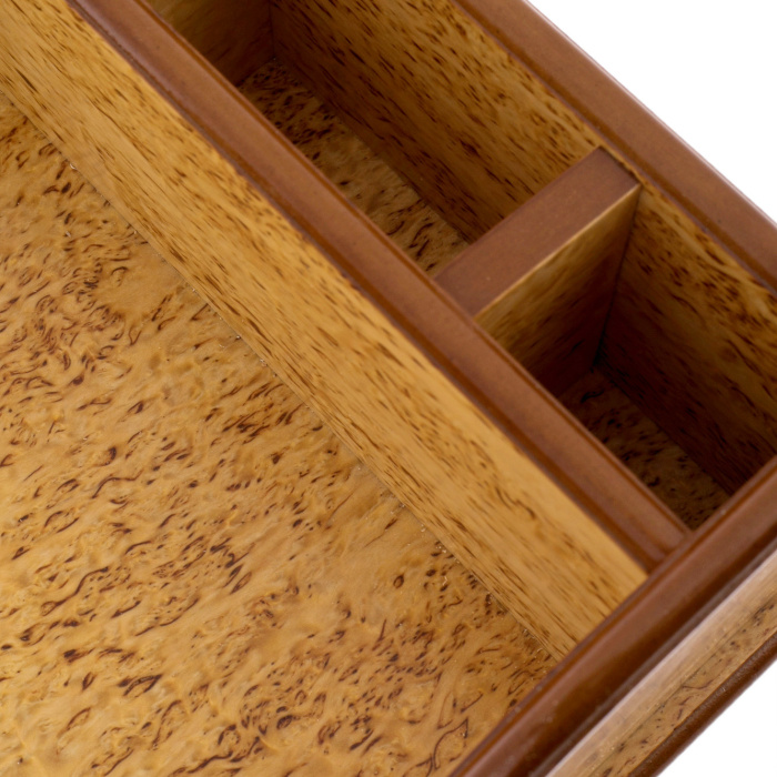 Органайзер для бумаг, карельская береза