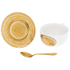 Набор чайный "Тудор" с сахарницей, на 2 персоны, Златоуст