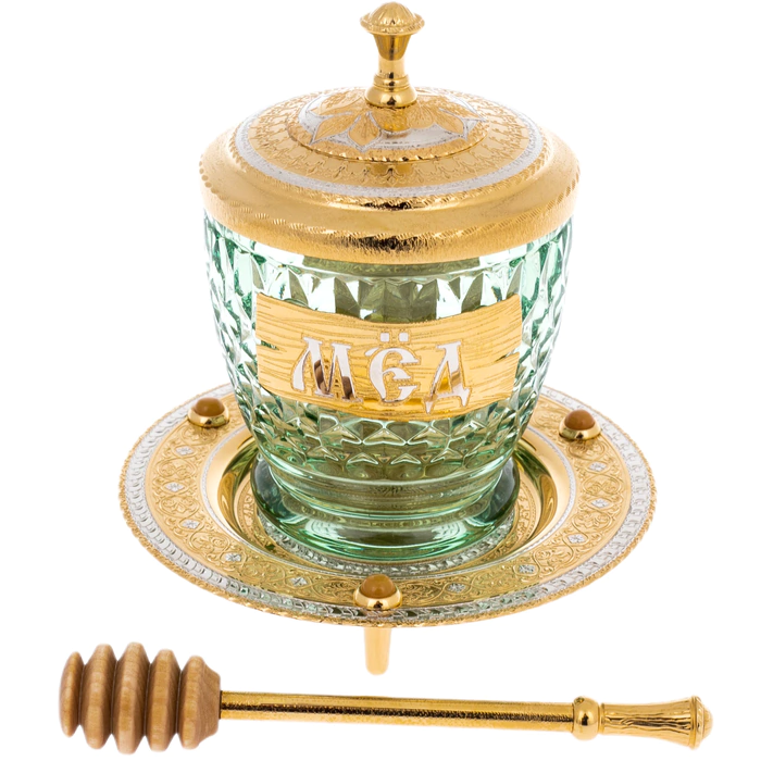 Honeydew bowl "Honey droplet" Zlatoust