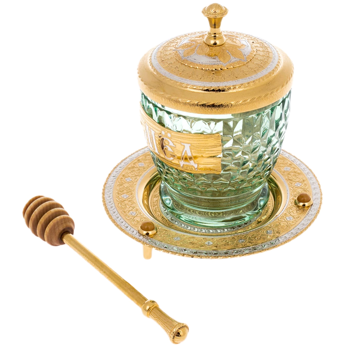 Honeydew bowl "Honey droplet" Zlatoust
