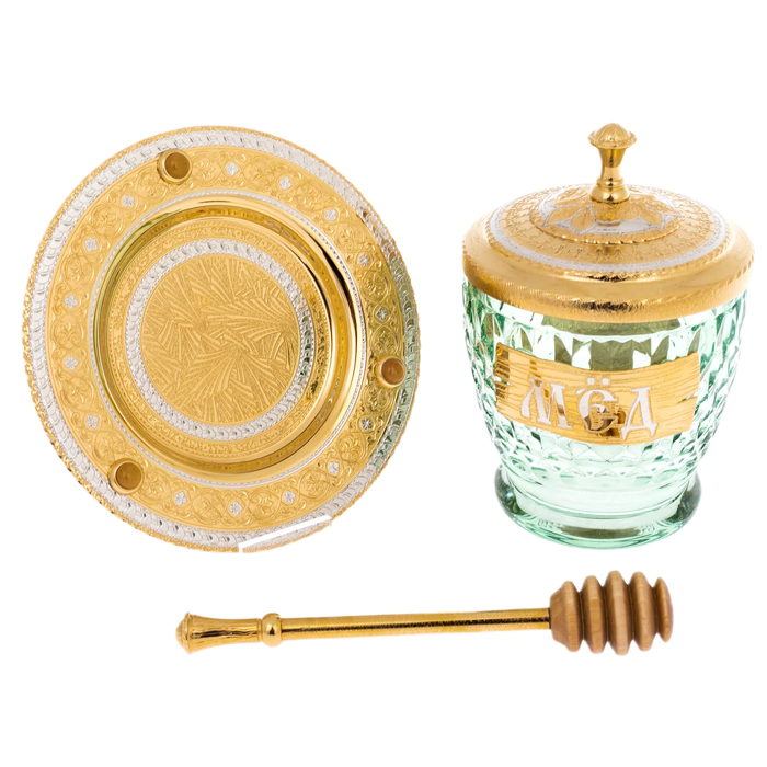 Honeydew bowl "Honey droplet" Zlatoust